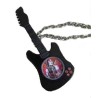 Collier Montre Guitare Noire Hannah Montanah