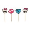 Lot de 4 Bougies Monster High