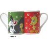 Set de 2 Mugs Titi Fleurs