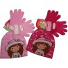 Ensemble Bonnet et Gants Charlotte aux Fraises